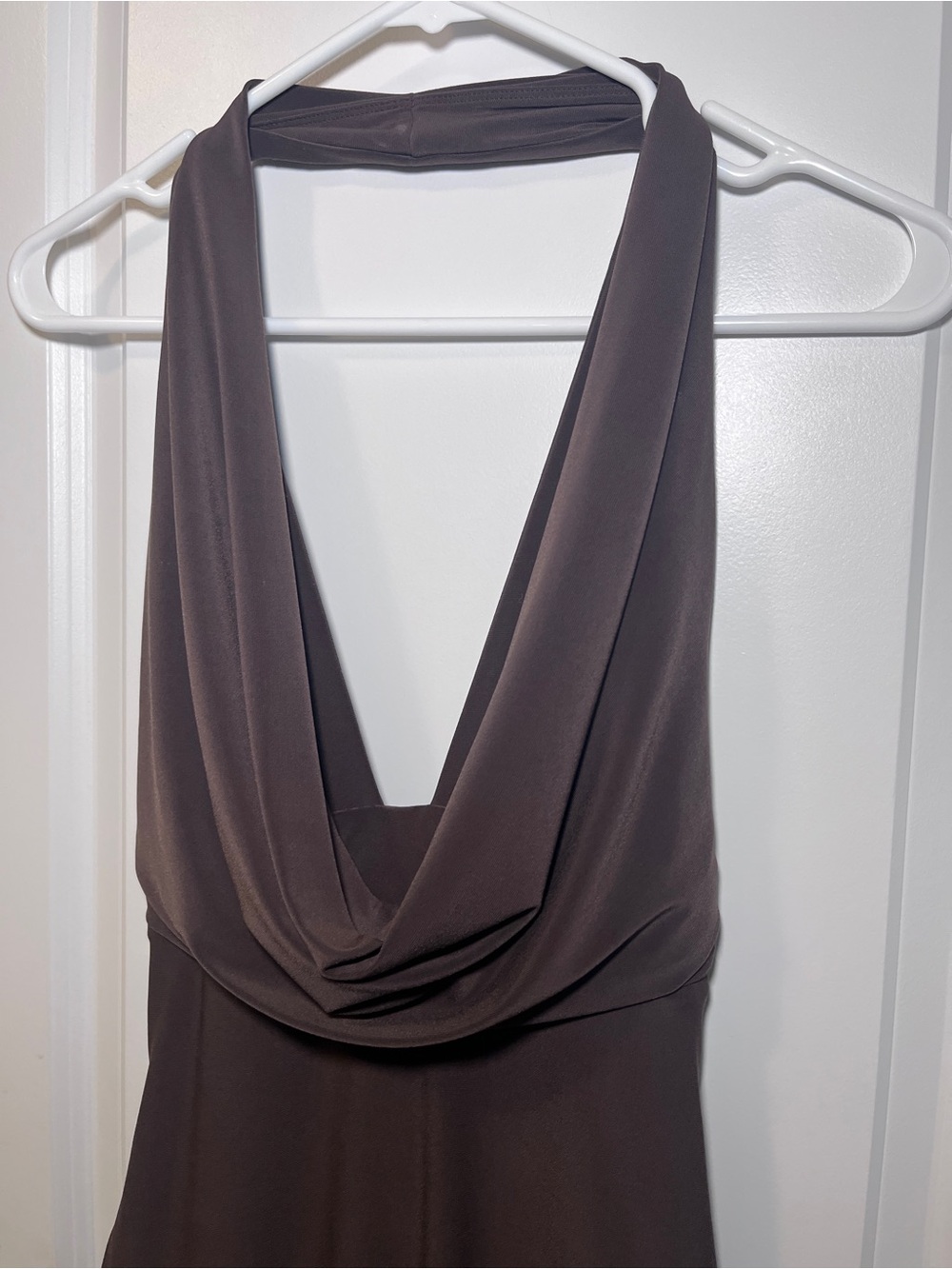 Aritzia Memory Dress In Brown - Picture 2 of 8